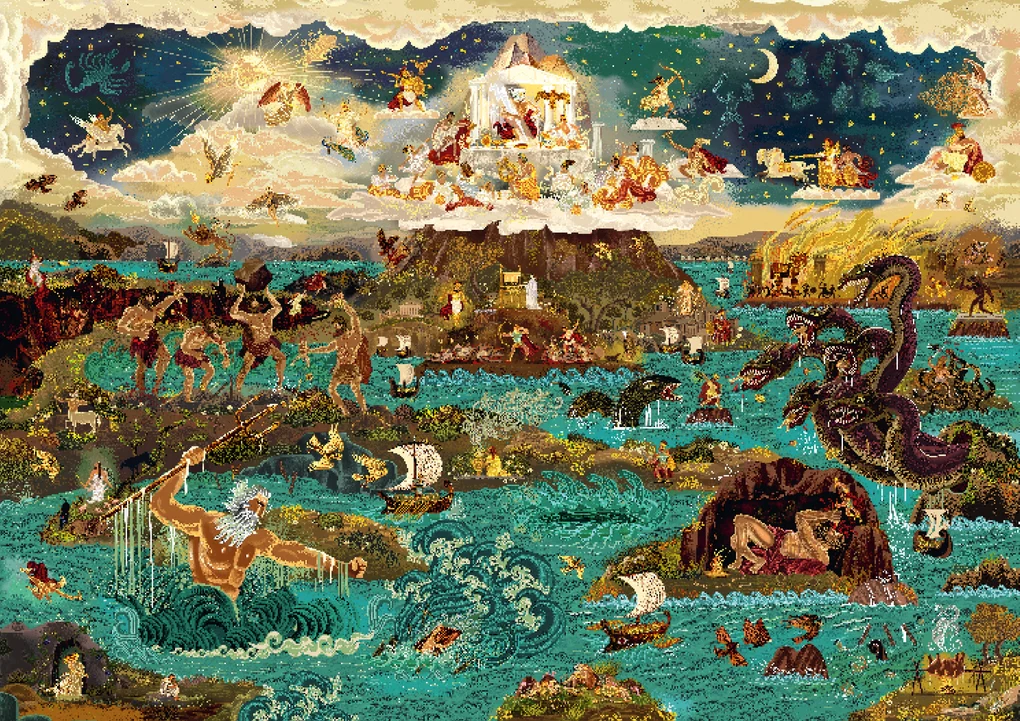 פאזל 1,000 חלקים The World of the Odyssey