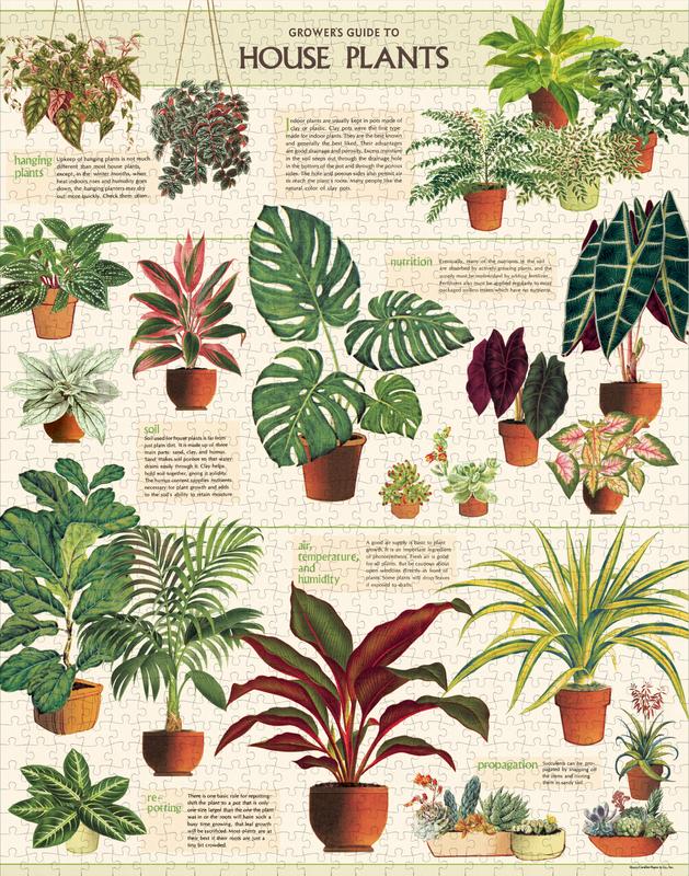 פאזל צמחי בית (House Plants) וינטג' 1,000 חלקים