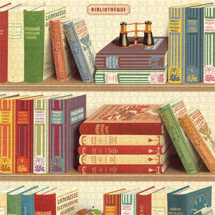 פאזל Library Books וינטג' 1,000 חלקים