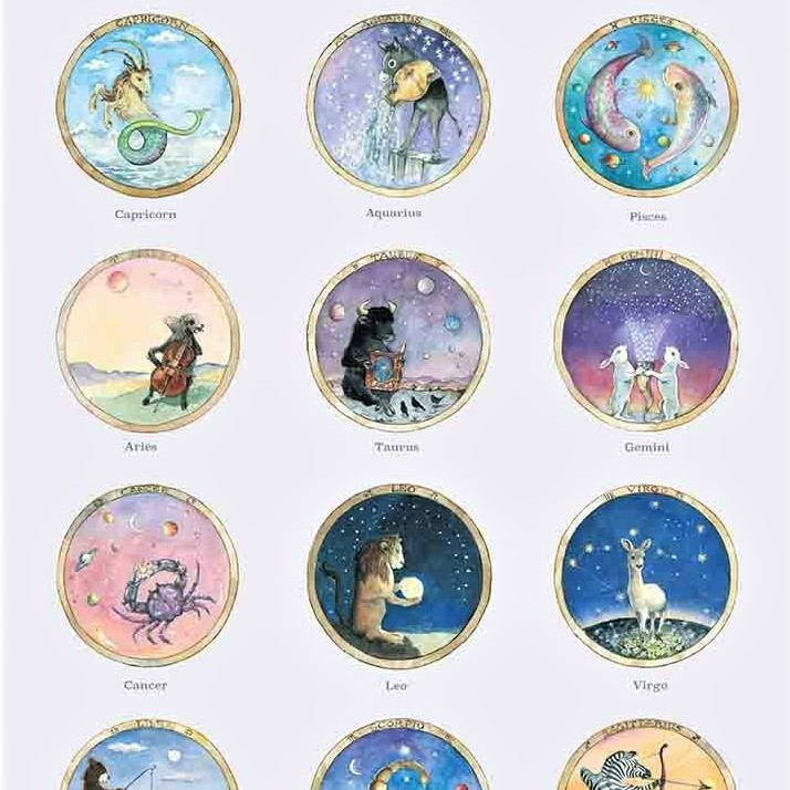 פוסטר מזלות Zodiac Signs, אנימו