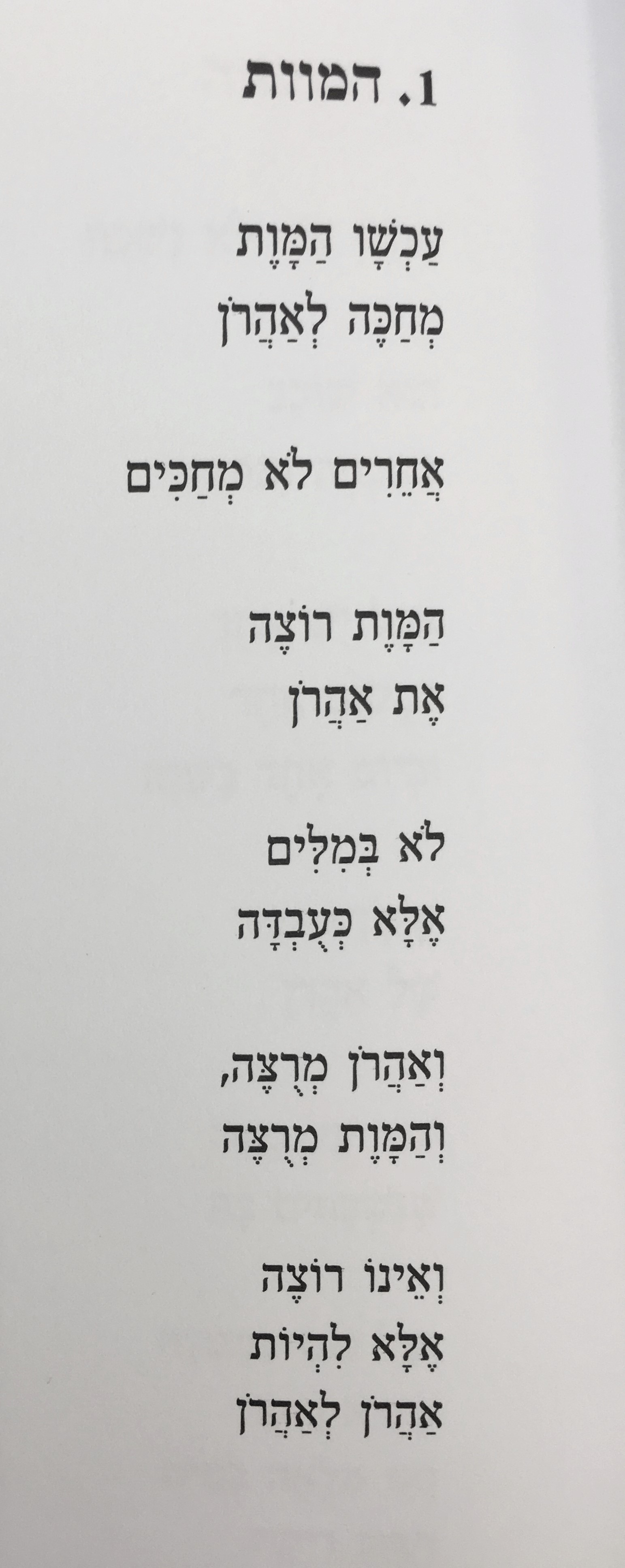 פתחתי דלת, ועמדת שם