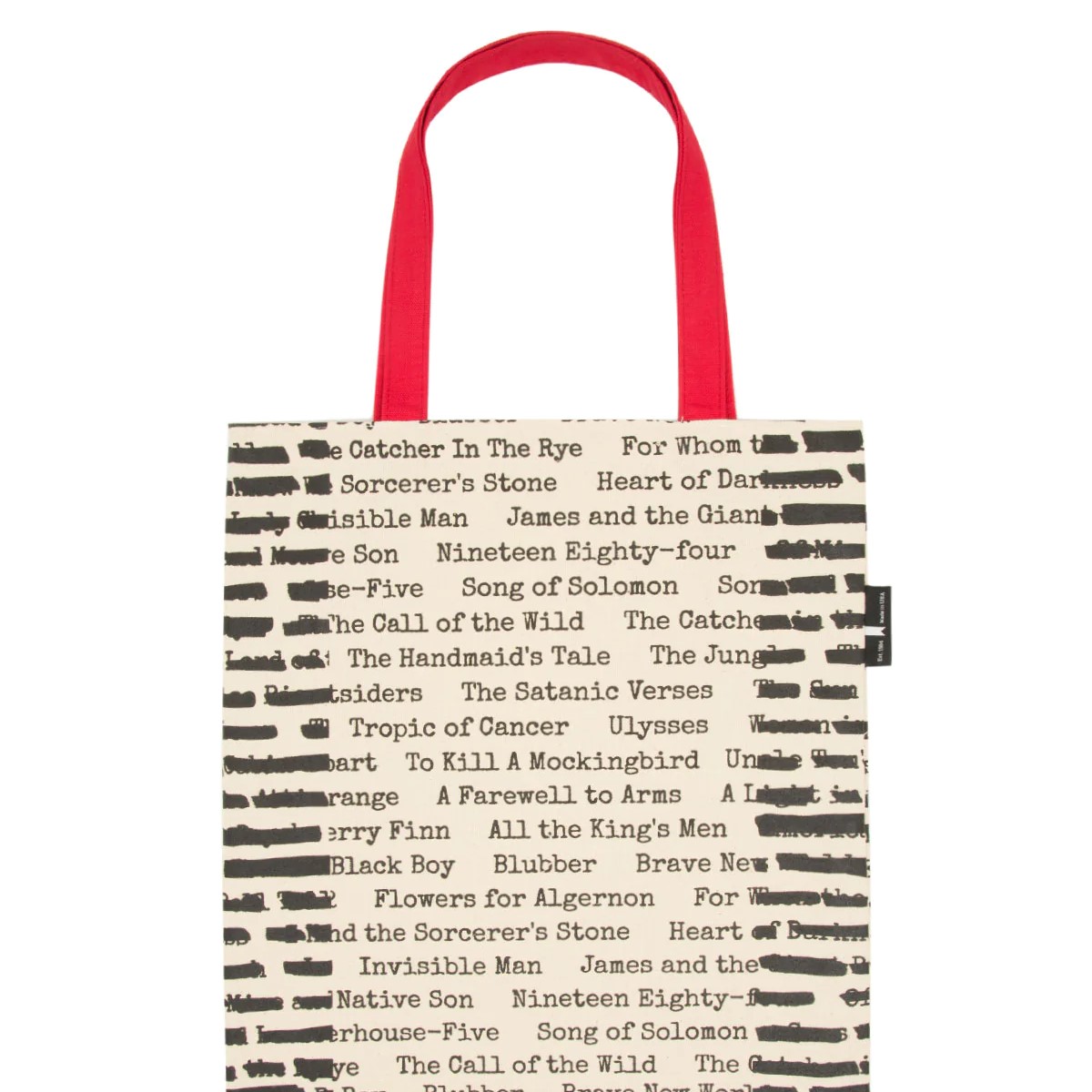 תיק בד ספרים אסורים Banned Books tote bag
