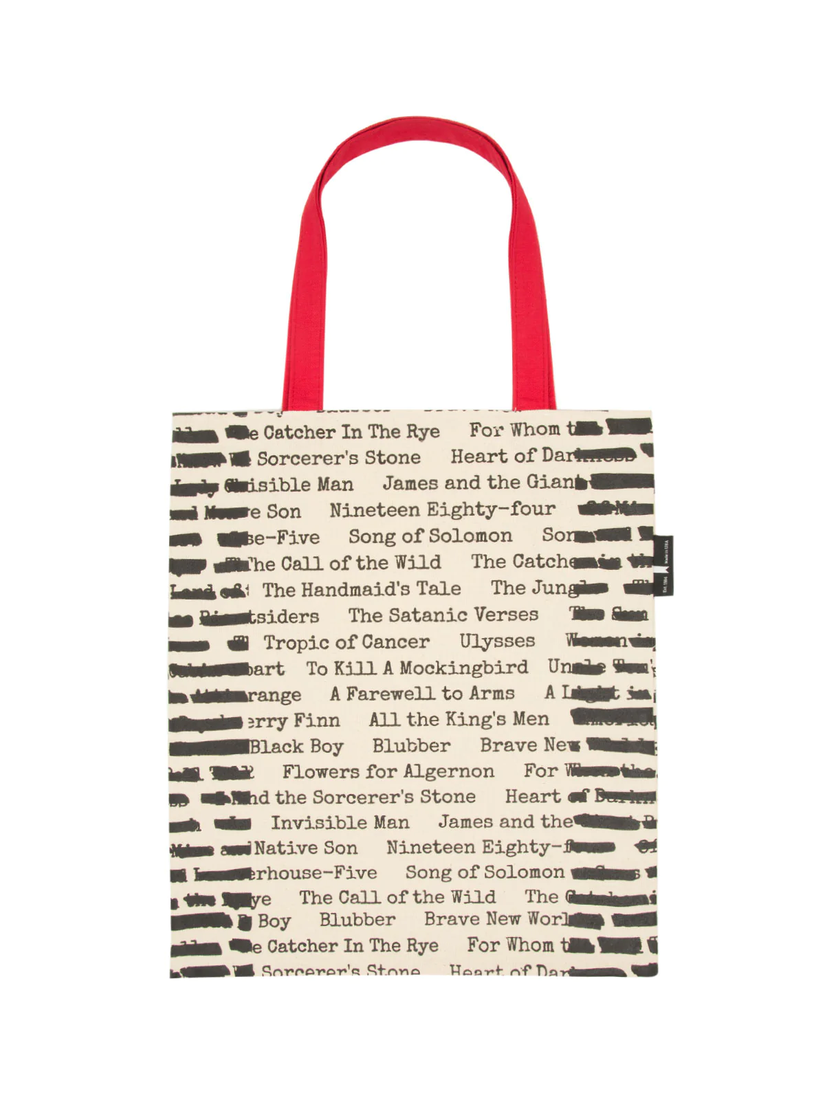 תיק בד ספרים אסורים Banned Books tote bag