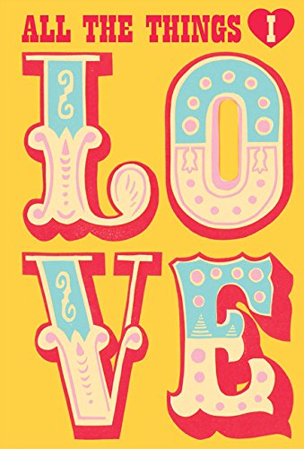 All the Things I Love Journal יומן