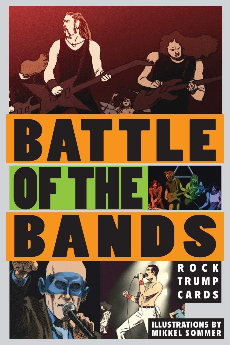 Battle of the Bands: Rock Trump Cards משחק קלפים למבוגרים