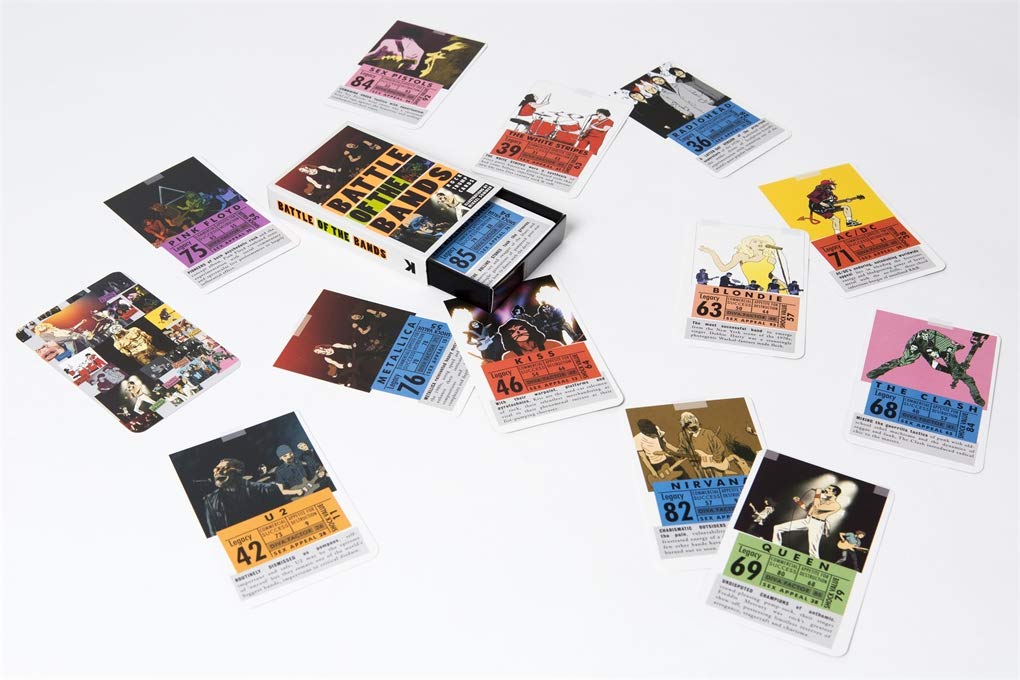Battle of the Bands: Rock Trump Cards משחק קלפים למבוגרים