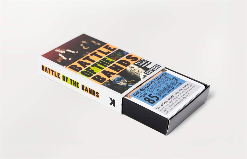 Battle of the Bands: Rock Trump Cards משחק קלפים למבוגרים