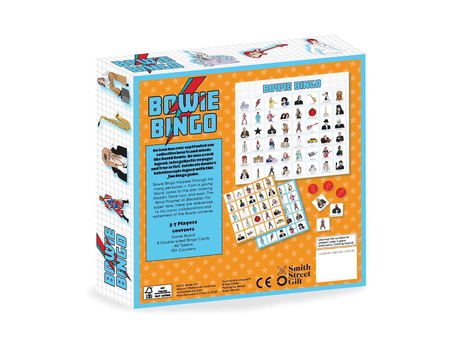 Bowie Bingo: Icon. Rock God. Alien