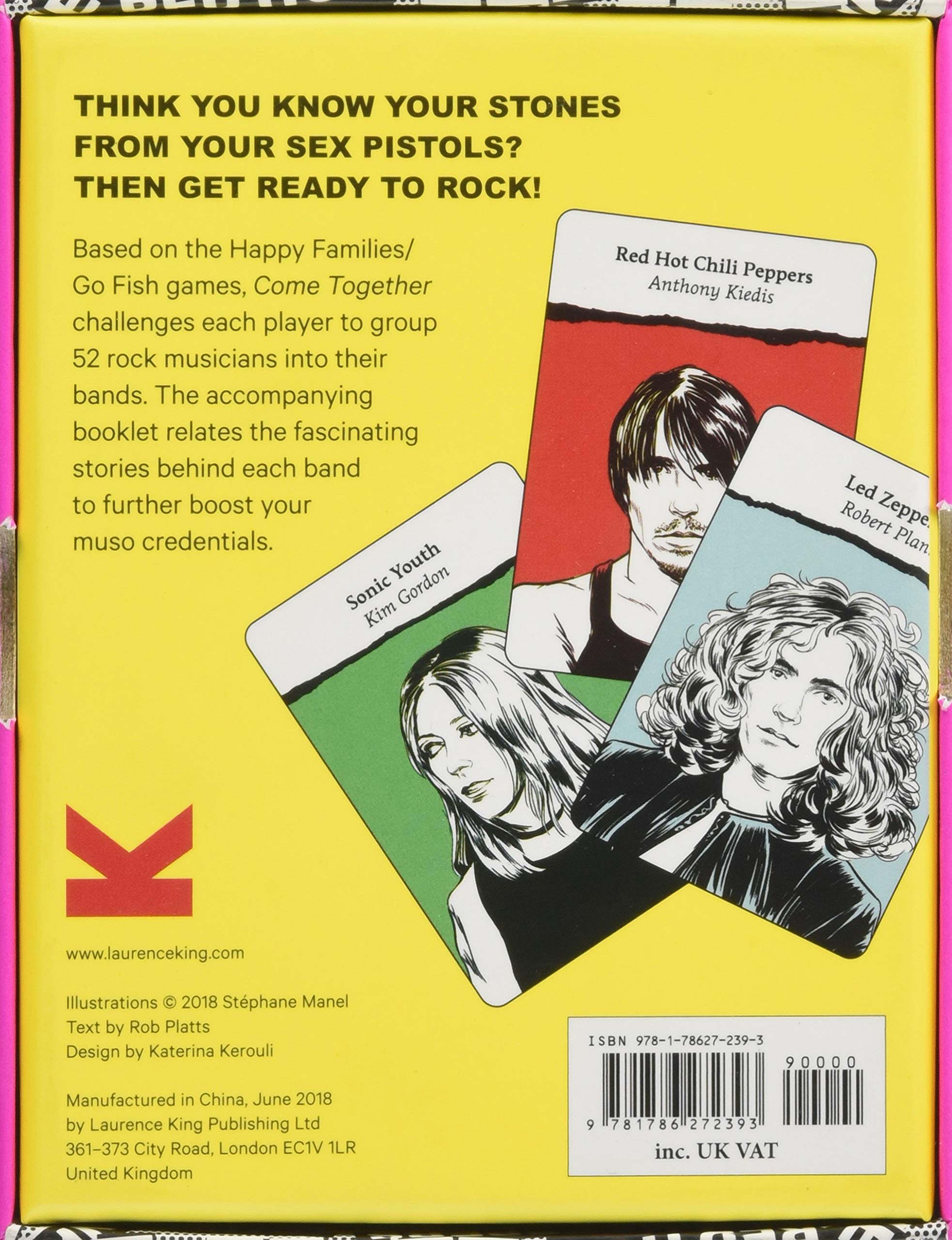 Come Together: The Rock Bands Game משחק קלפים