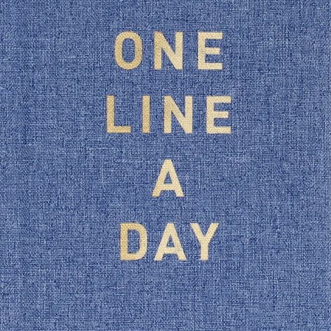 Denim One Line a Day: A Five-Year Memory Book