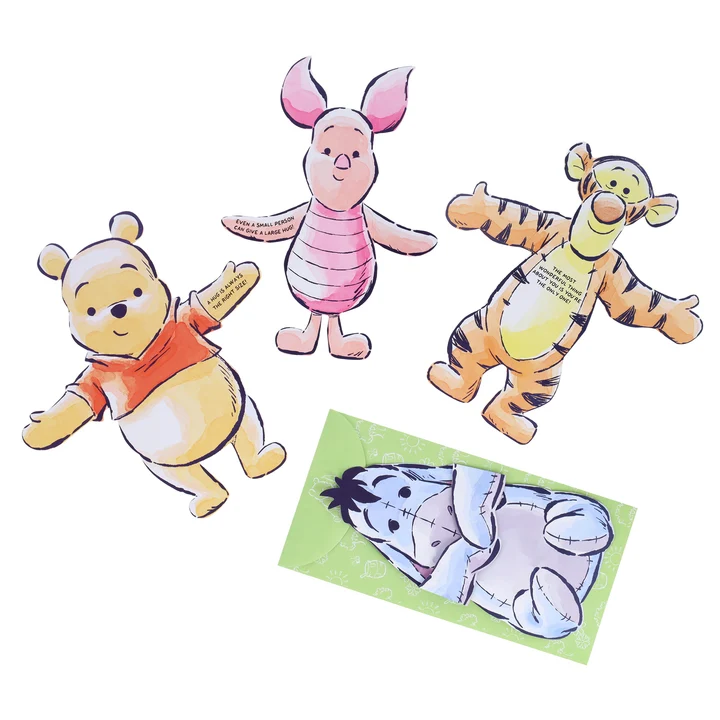 Disney Winnie-the-Pooh Hugs Notecards