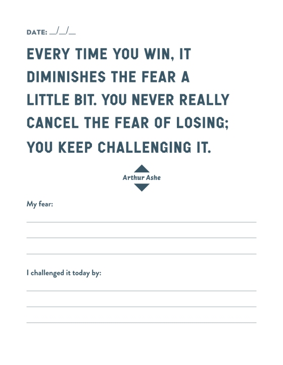 Do One Thing Every Day That Scares You: A Journal