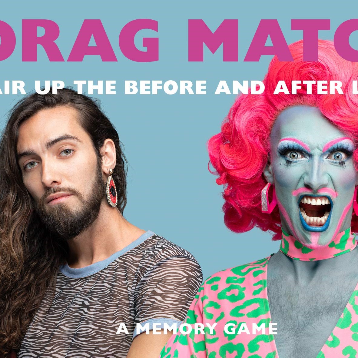 Drag Match משחק קלפים משחק זיכרון