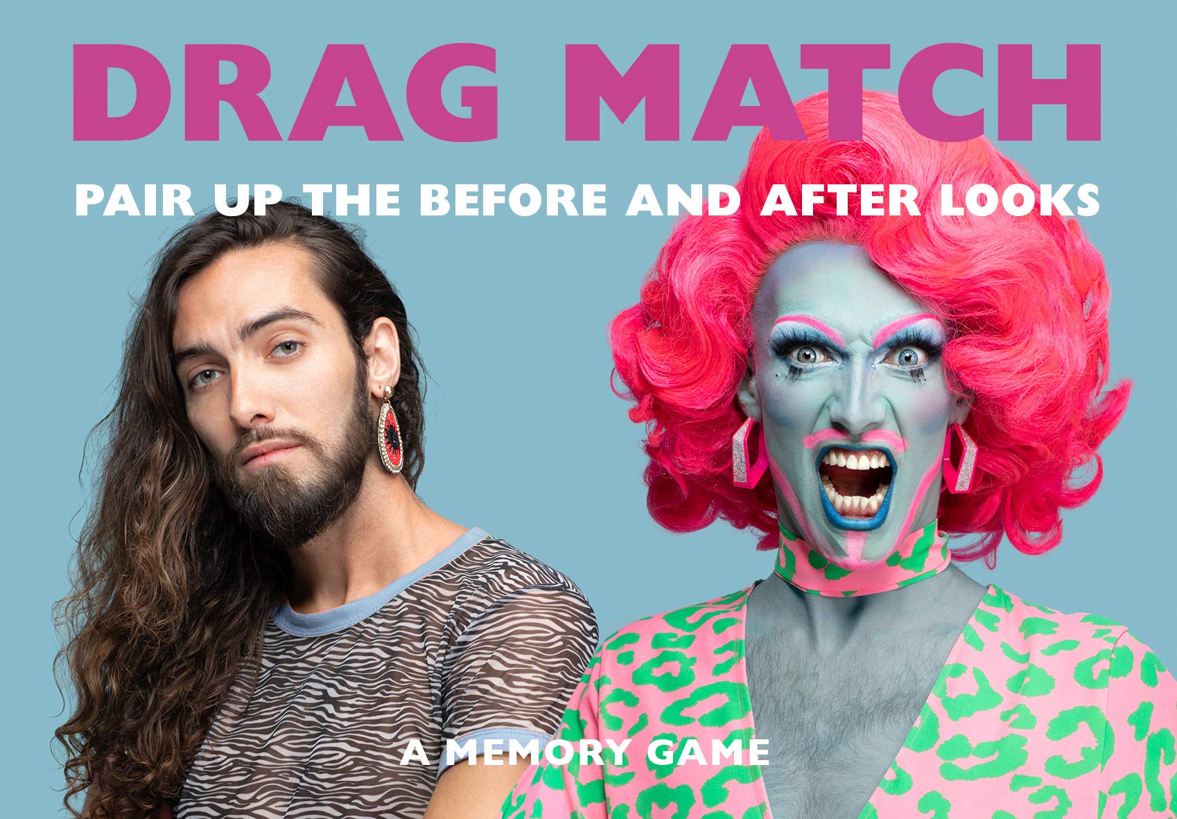 Drag Match משחק קלפים משחק זיכרון