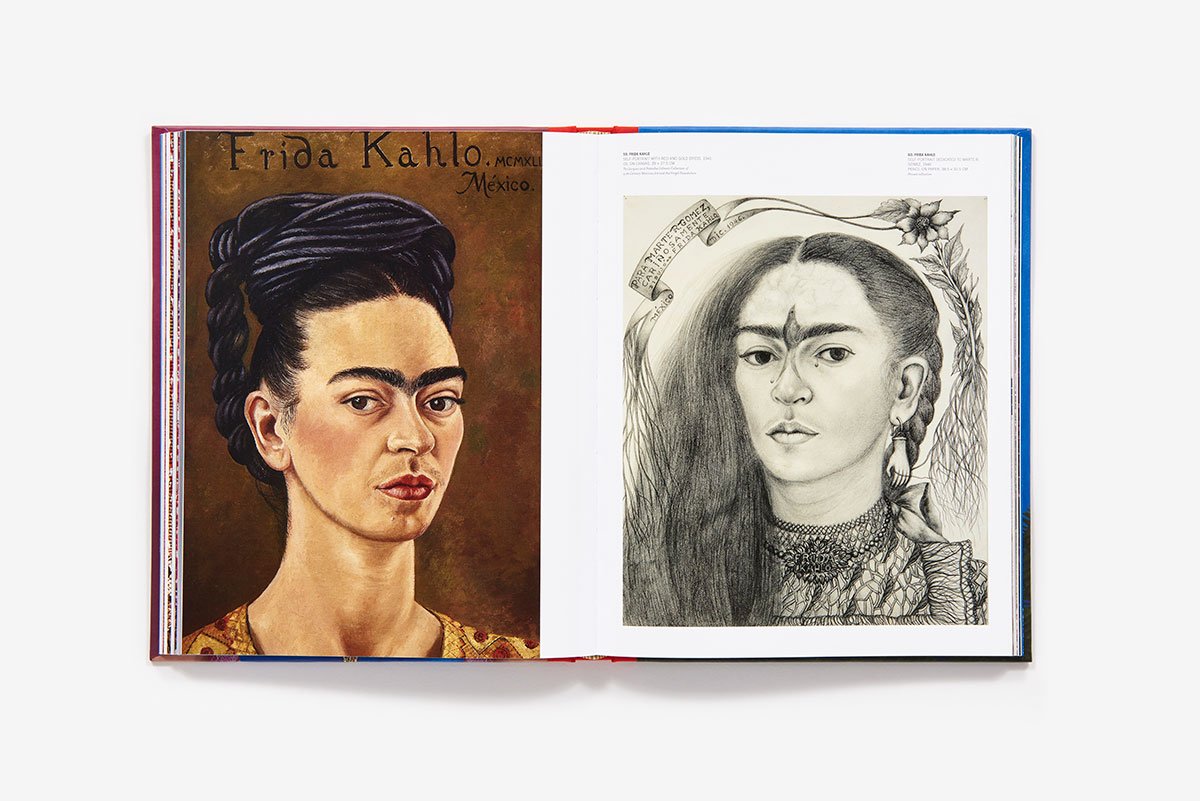 Frida Kahlo Making Her Self Up