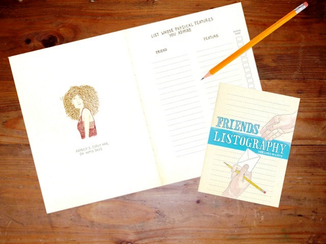 Friends Listography: Our Lives in Lists