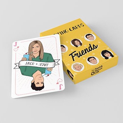 Friends Playing Cards קלפי משחק