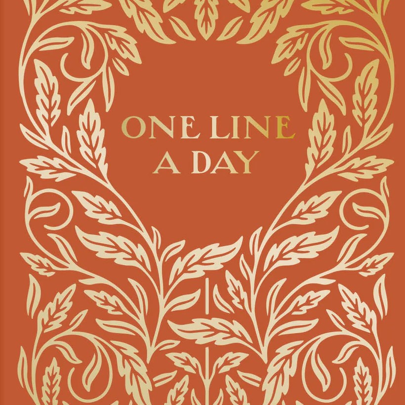 Gilded One Line a Day: A Five-Year Memory Book
