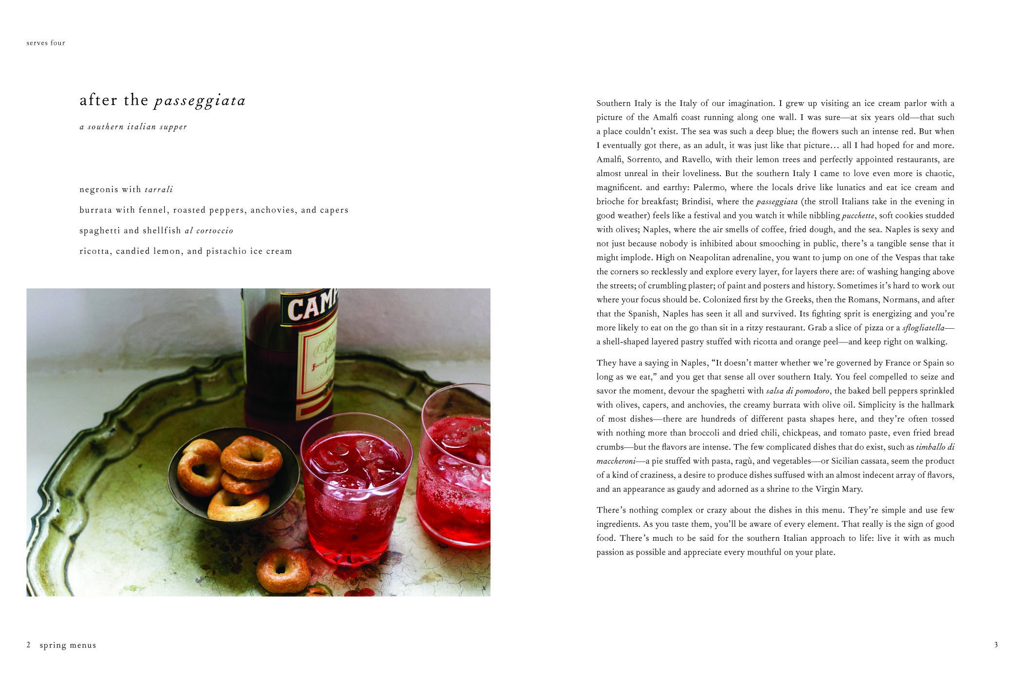 How to Eat a Peach: Menus, Stories and Places
