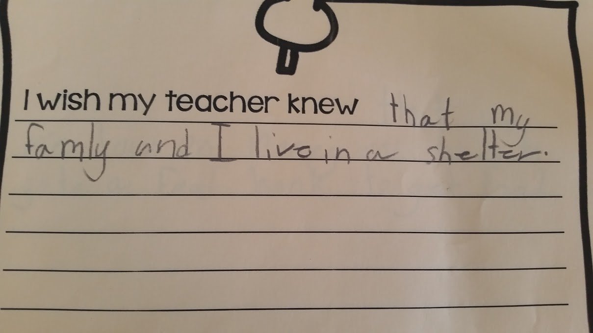 I Wish My Teacher Knew