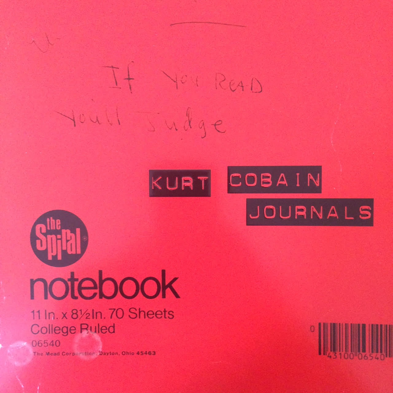 Kurt Cobain Journals