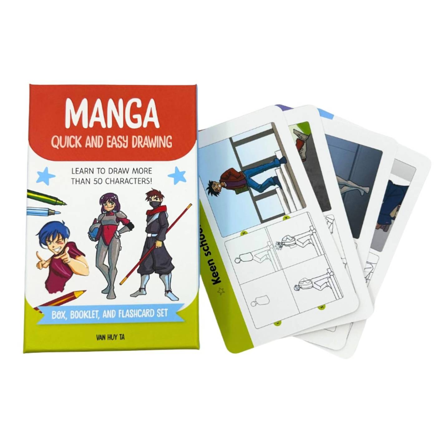 Manga Quick and Easy Drawing Deck