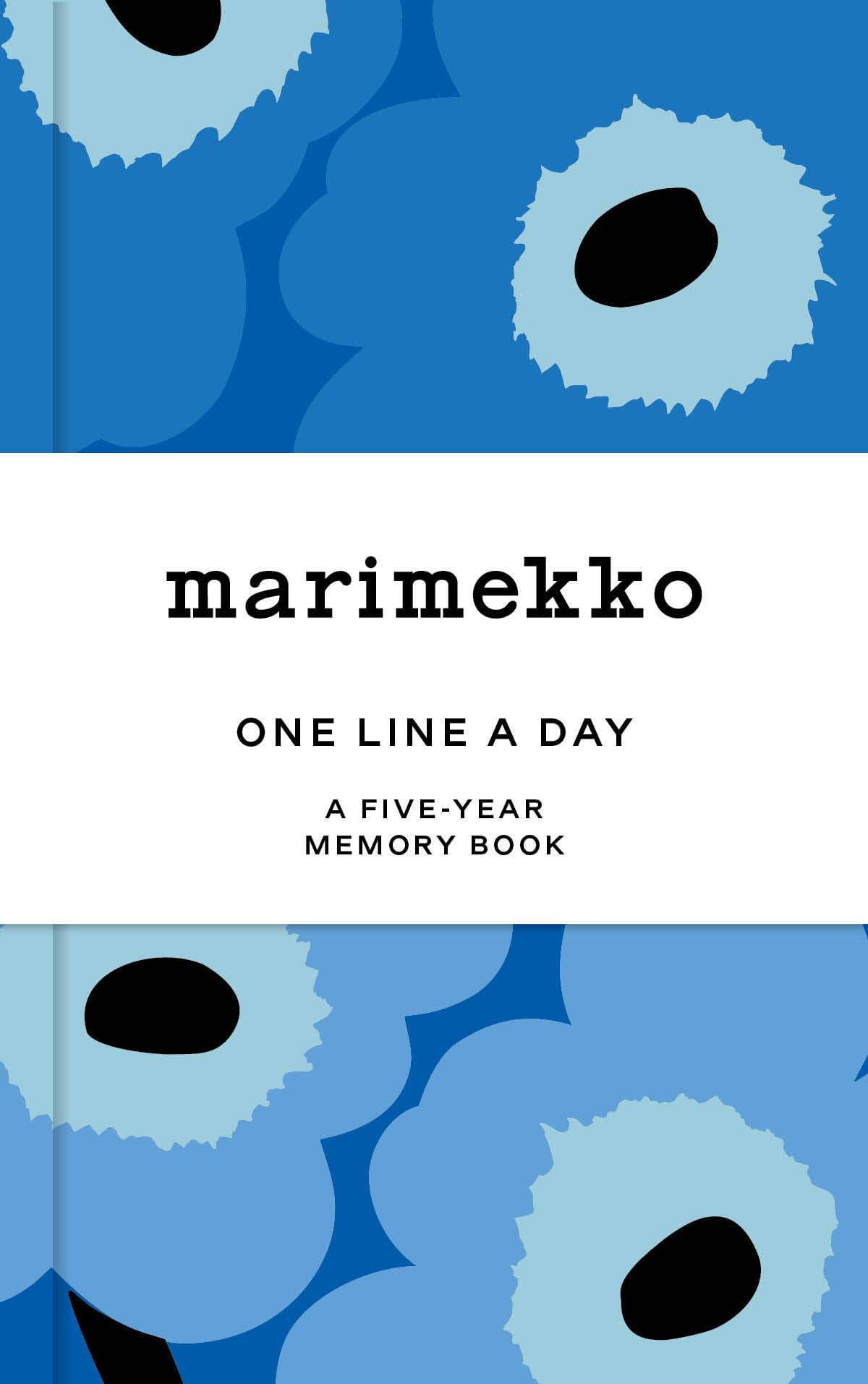 Marimekko Blue Unikko One Line a Day: A Five-Year Memory Book