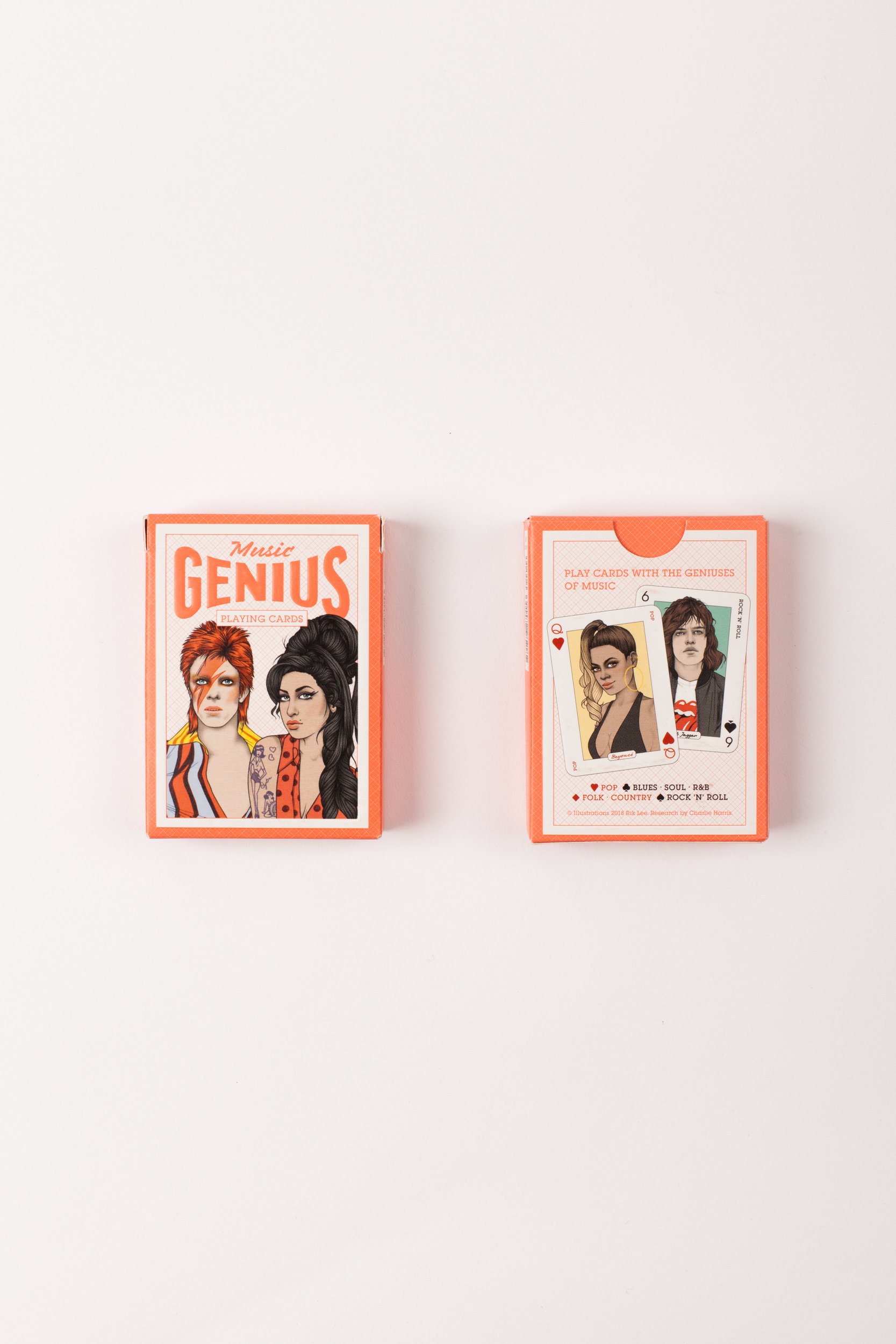 Music Genius Genius Playing Cards קלפי משחק