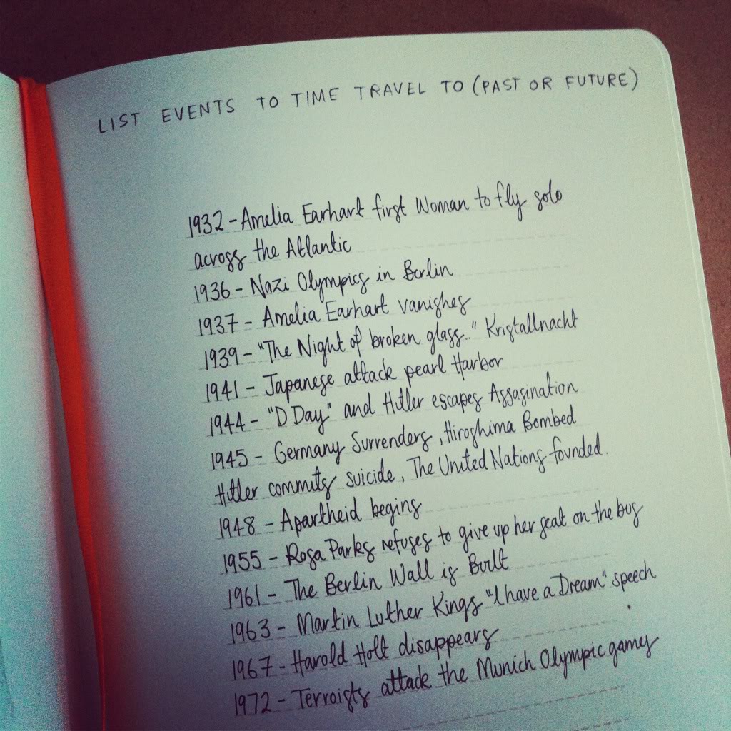 My Future Listography: All I Hope to Do in Lists