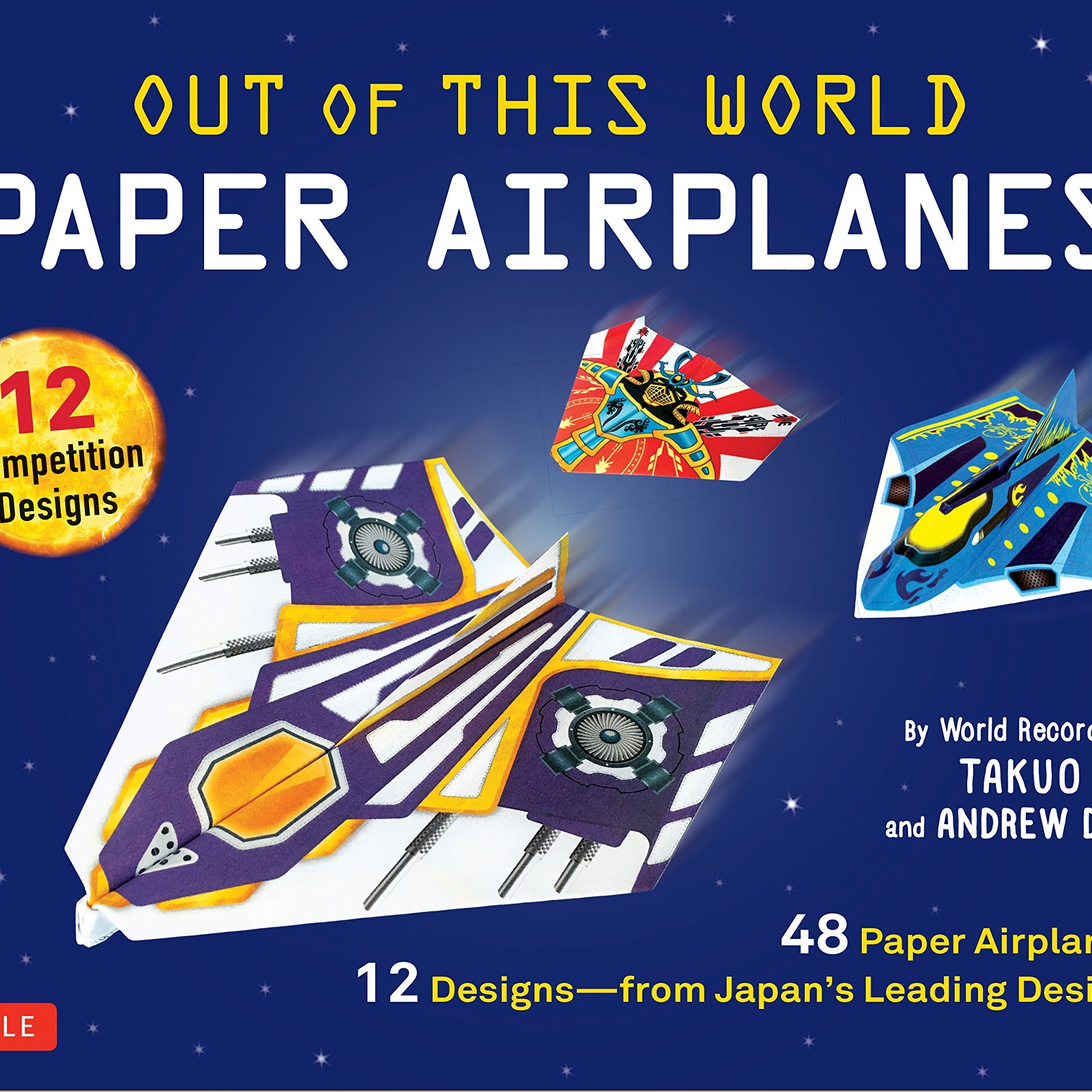 Out of This World Paper Airplanes Kit