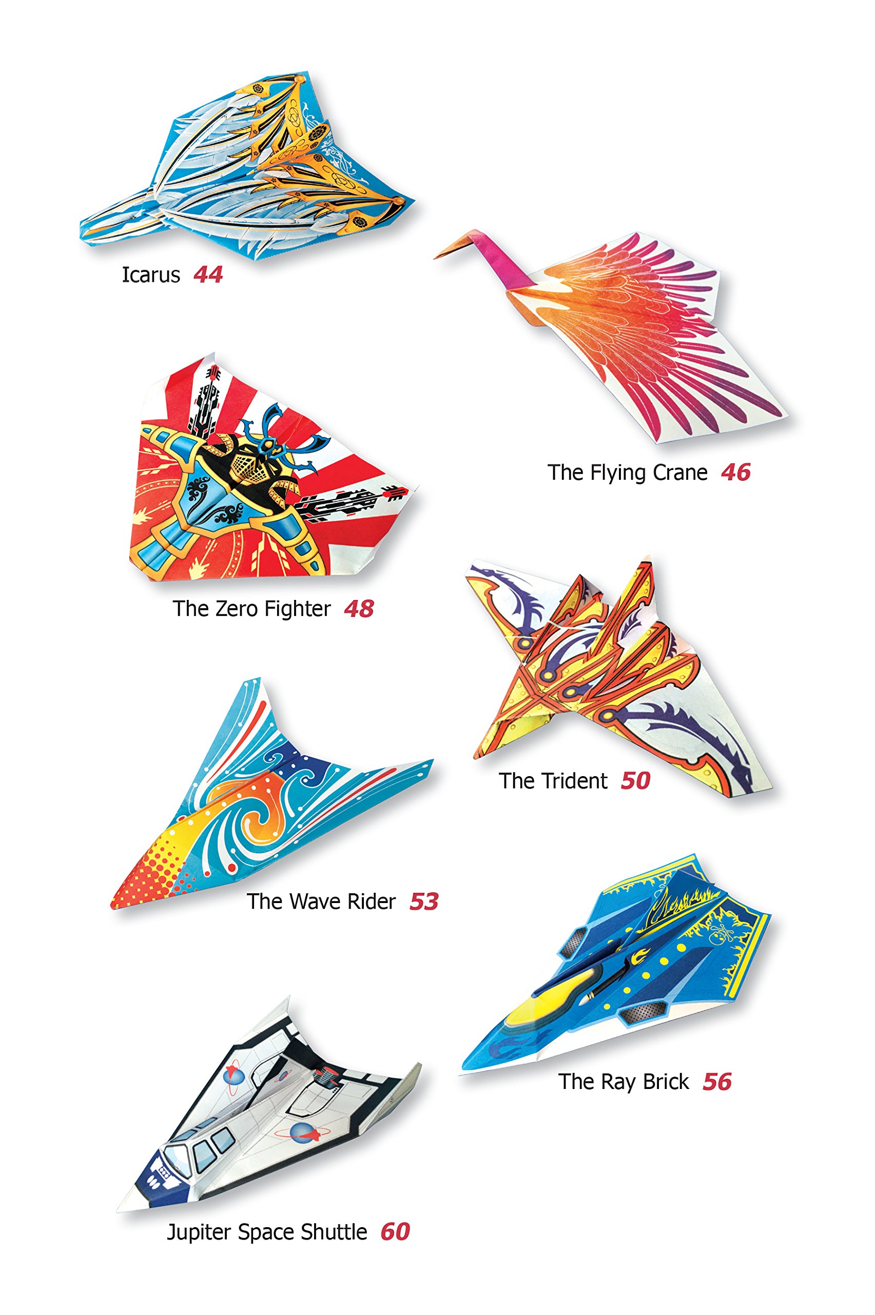 Out of This World Paper Airplanes Kit