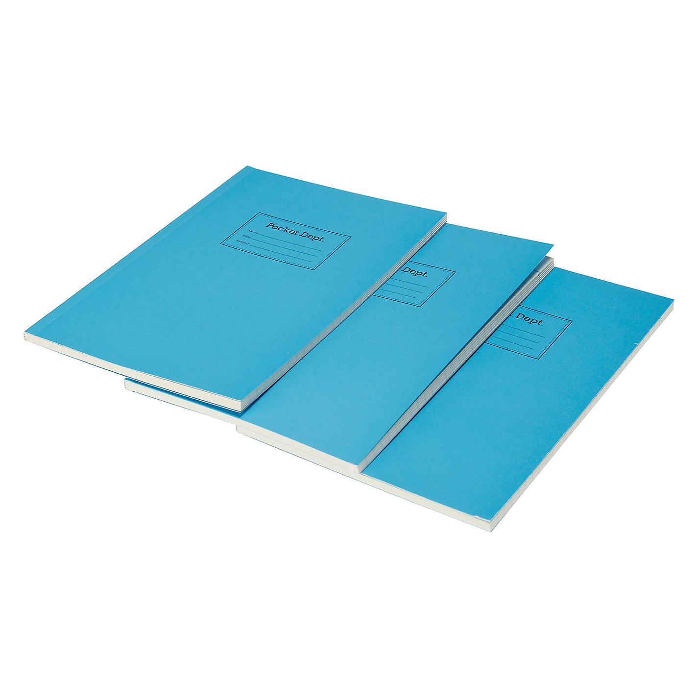 Pocket Dept. The Messenger Bag 3 Lined Notebooks