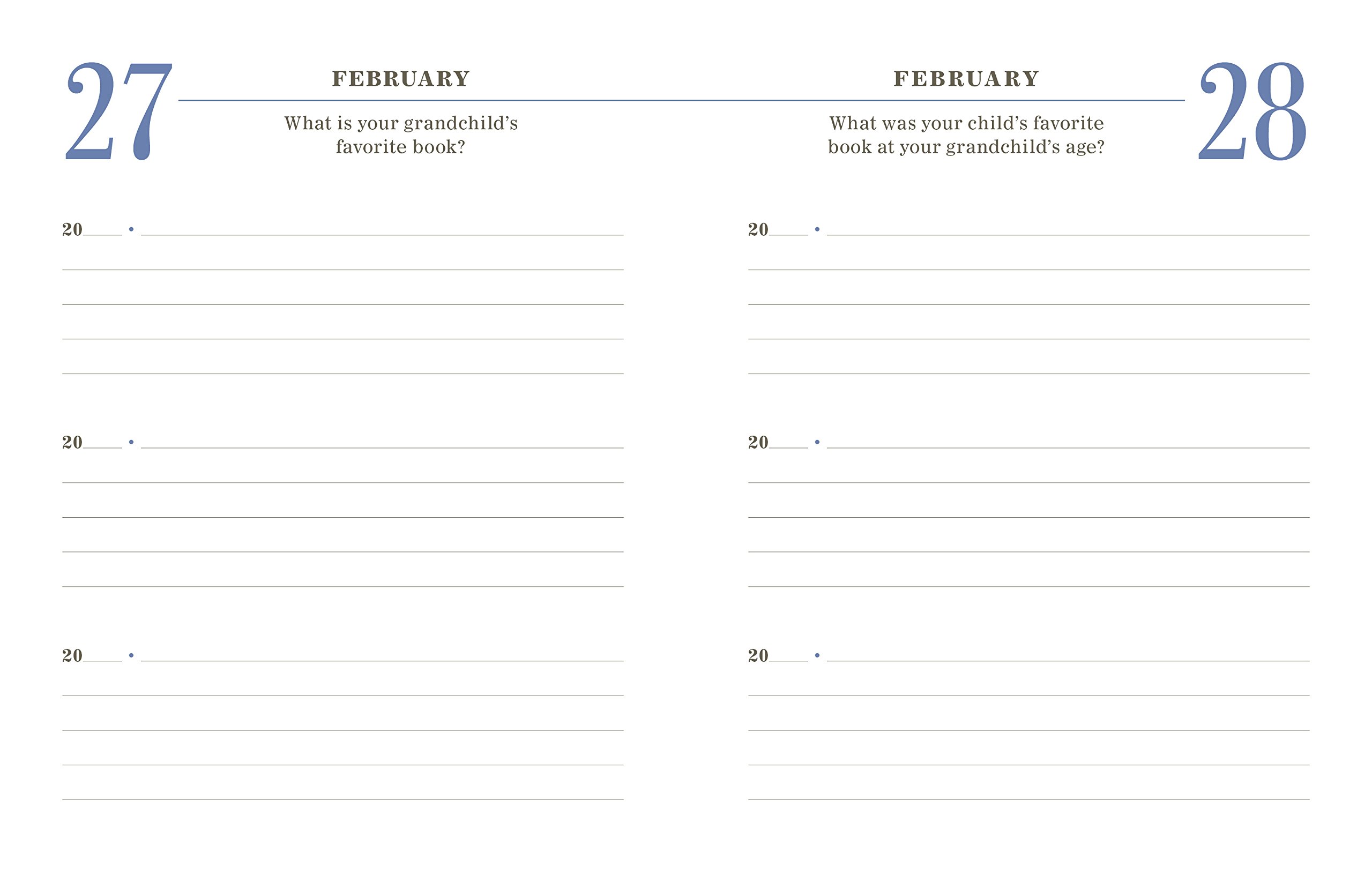 Q&A a Day for Grandparents: A 3-Year Journal