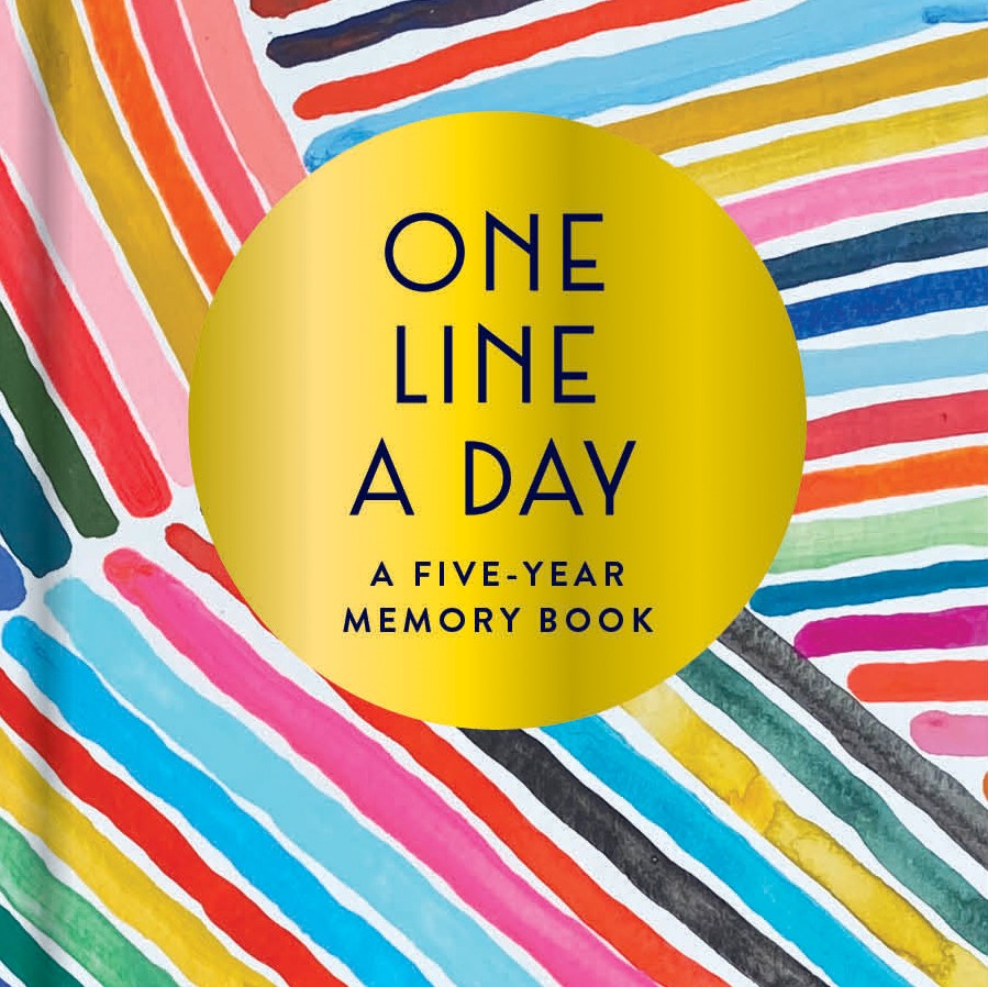 Rainbow One Line a Day: A Five-Year Memory Book