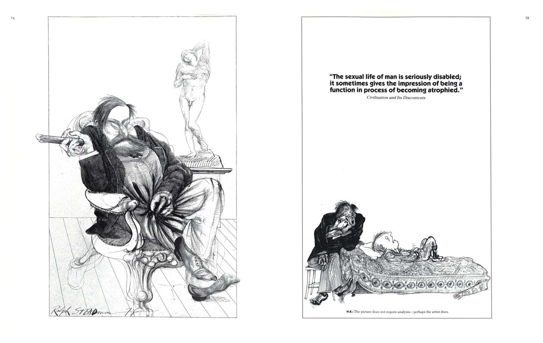 Sigmund Freud by Ralph Steadman