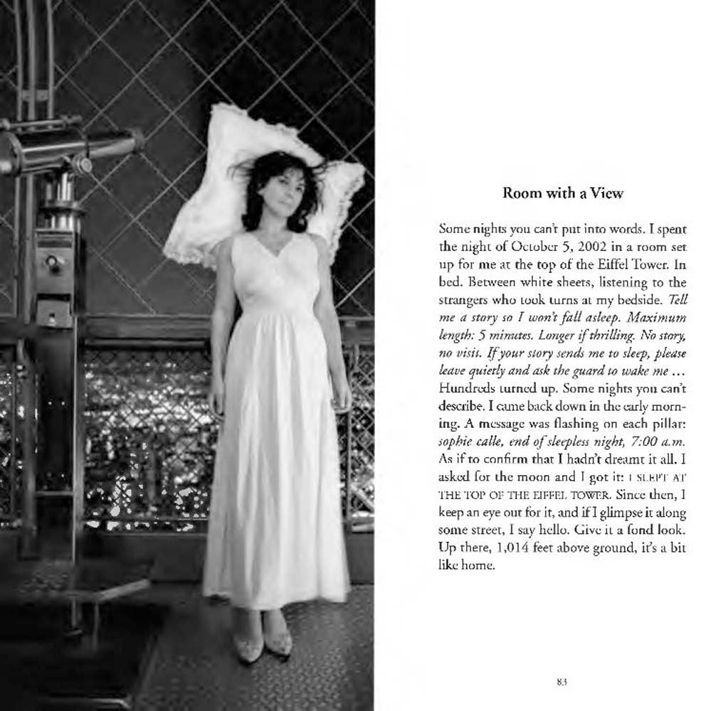 Sophie Calle True Stories Sixth Edition