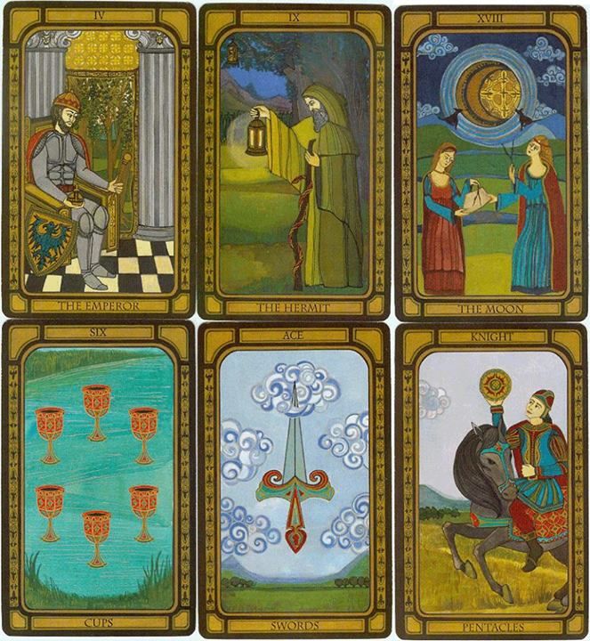 The Golden Tarot קלפי טארוט