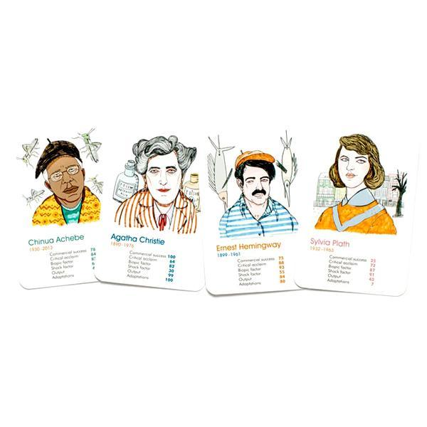 The Writers Game Modern Authors משחק קלפים