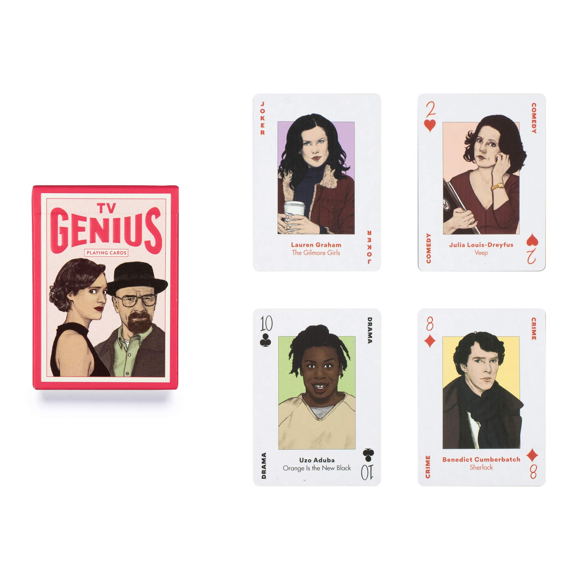 TV Genius Playing Cards קלפי משחק