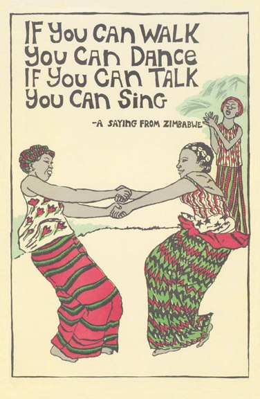 Zimbabwe Saying Poster