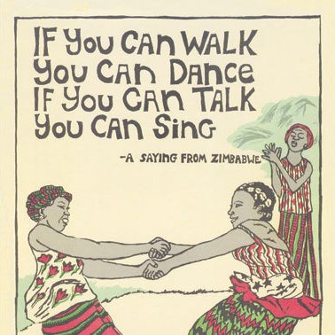 Zimbabwe Saying Poster