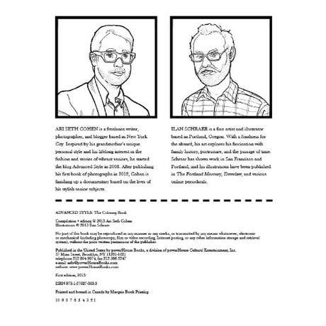 Advanced Style The Coloring Book / - המגדלור ספרים מוצרי נייר וחפצים